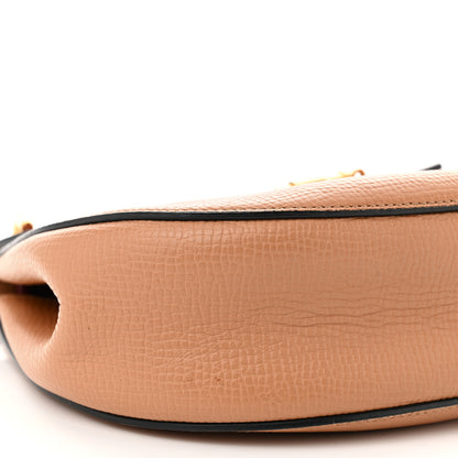 Chloe Grained Calfskin Lambskin Bi-Color Drew Shoulder Bag Beige Red 8 of 11