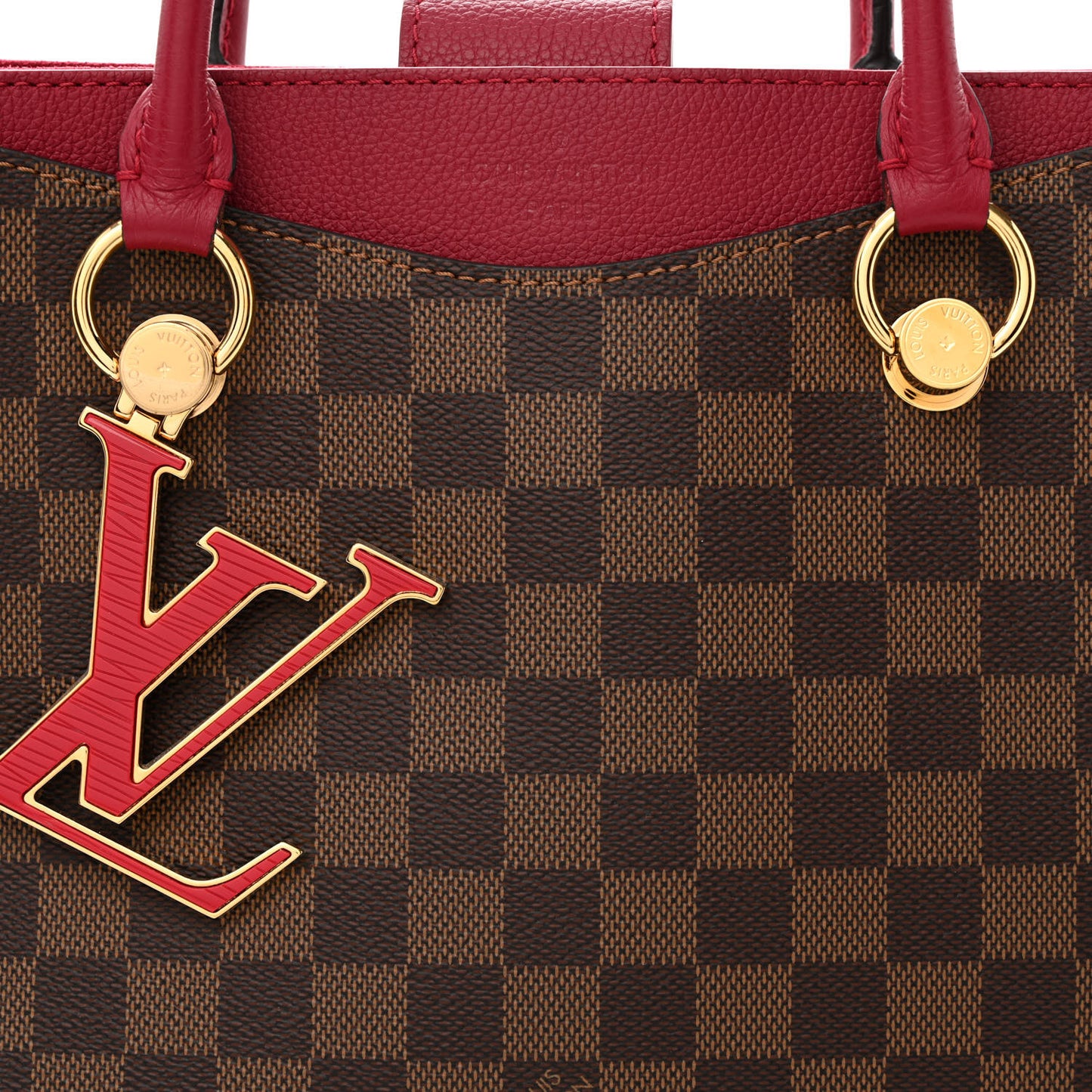 Damier Ebene LV Riverside Lie De Vin