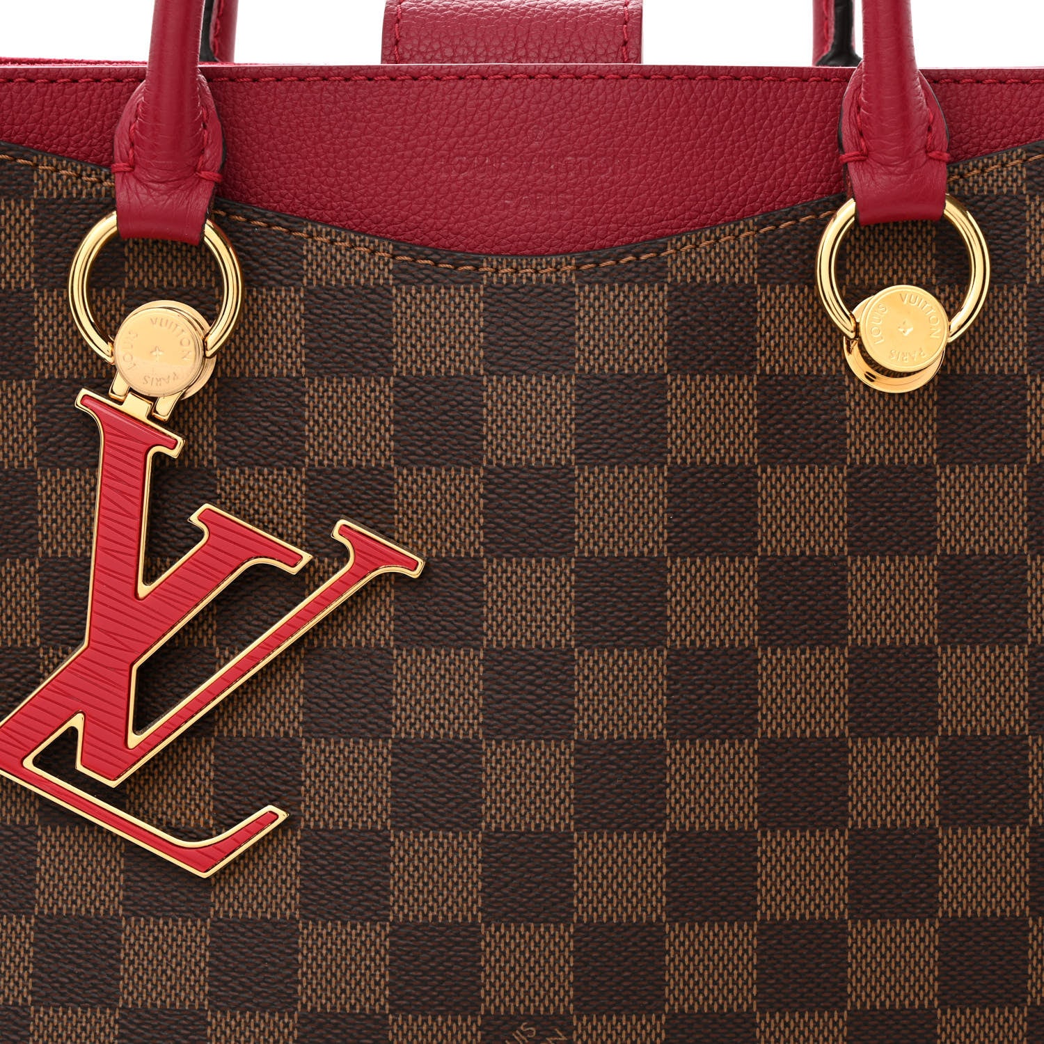 Louis Vuitton Damier Ebene LV Riverside Lie De Vin 8 of 12