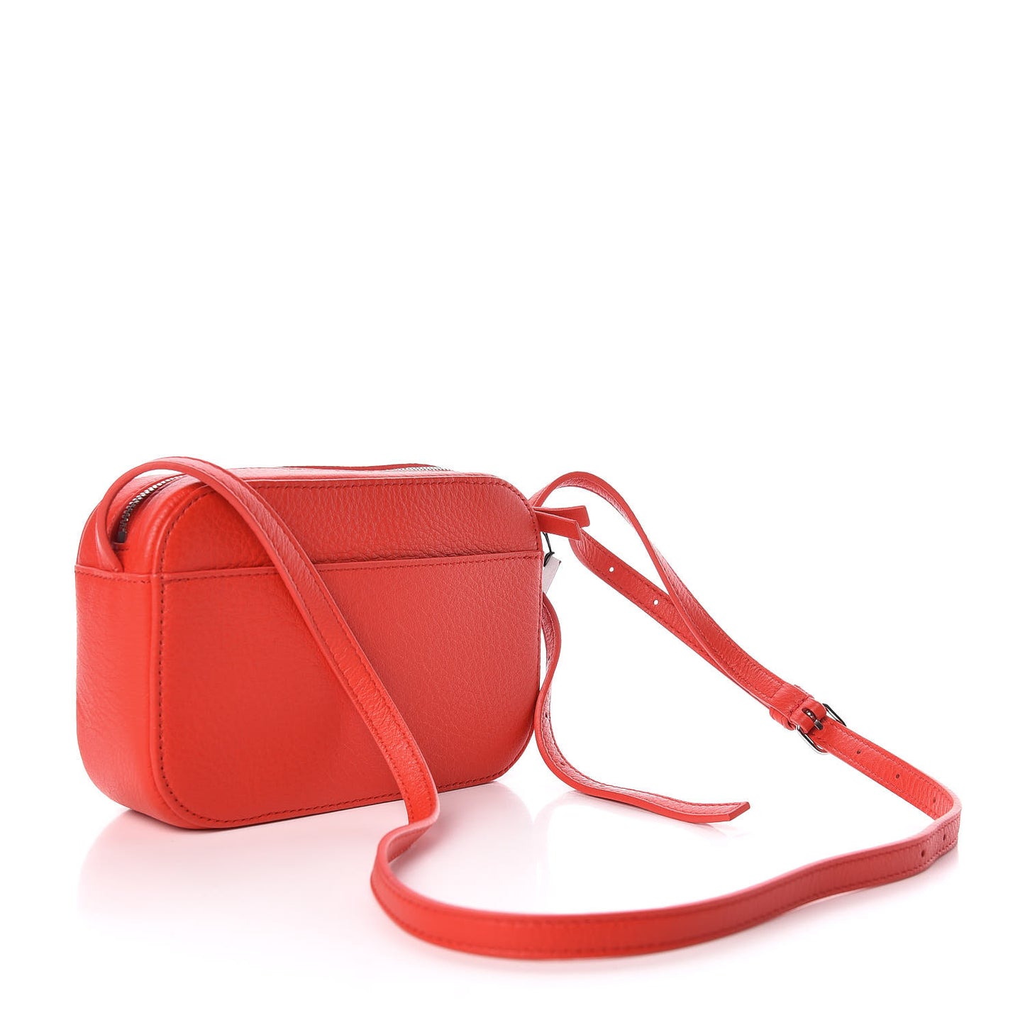Smooth Calfskin Logo XS Everyday Camera Bag Vivid Red Black