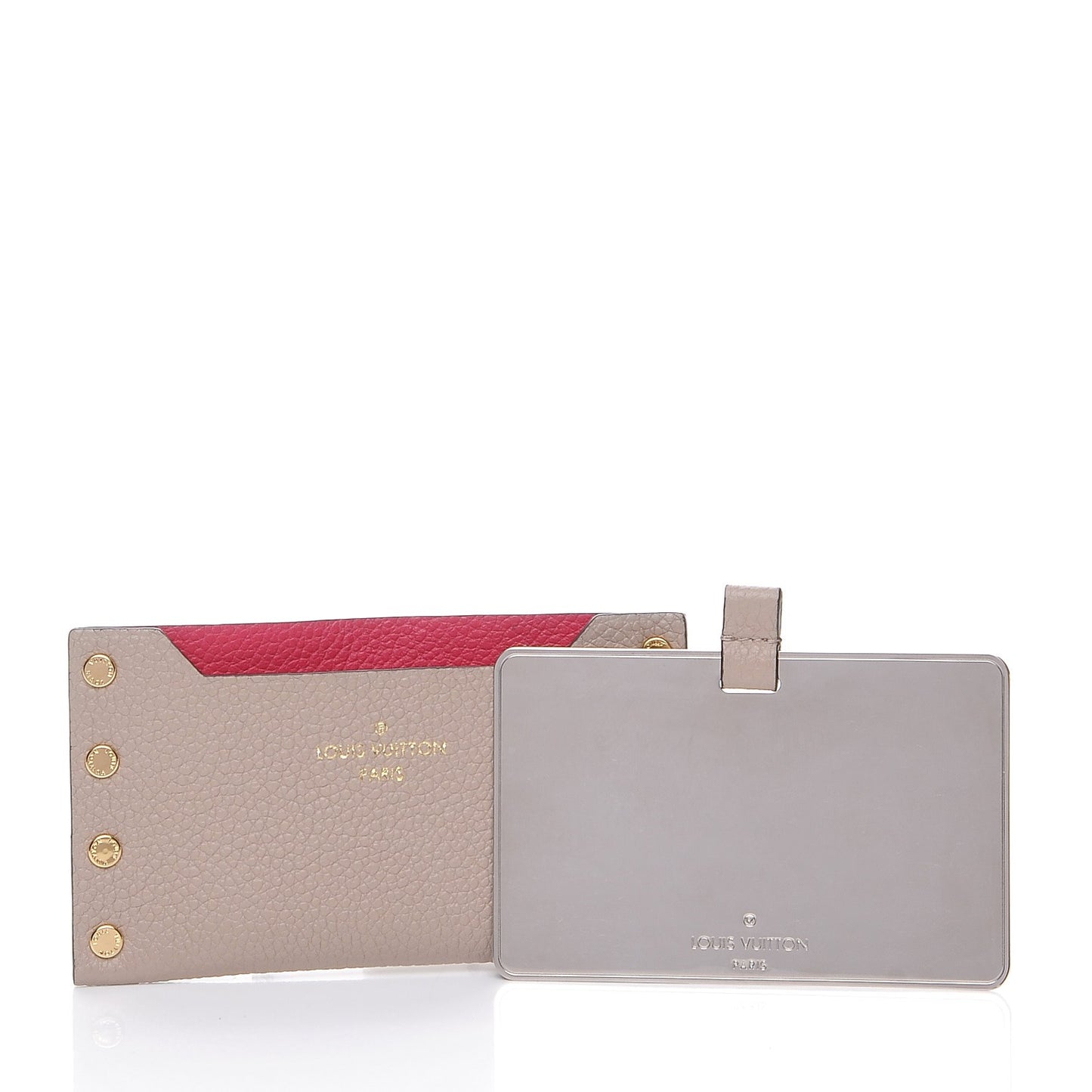 Cuir Rivets Mirror Case Galet