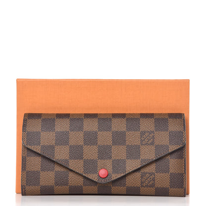 Louis Vuitton Damier Ebene Josephine Wallet Red 9 of 9