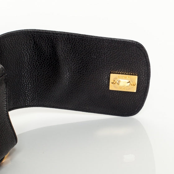 Chanel Caviar Cell Phone Case Messenger Black 5 of 8