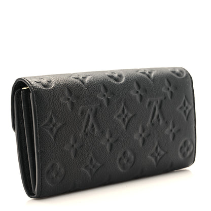 Louis Vuitton Empreinte Sarah Wallet NM Black 3 of 7