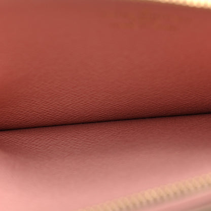 Louis Vuitton Damier Azur Slim Purse Rose Ballerine 5 of 6