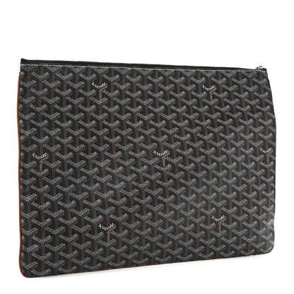 Goyard Goyardine Senat Pochette GM Black Gold 3 of 9