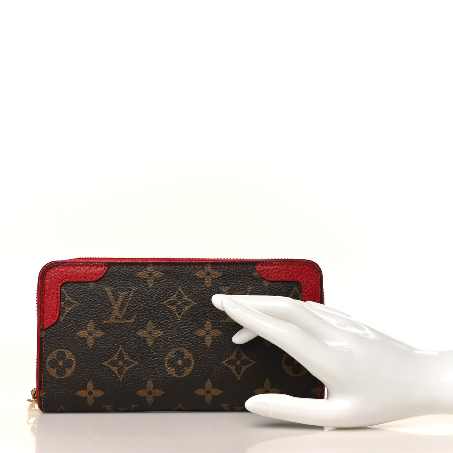 Monogram Retiro Zippy Wallet Cherry