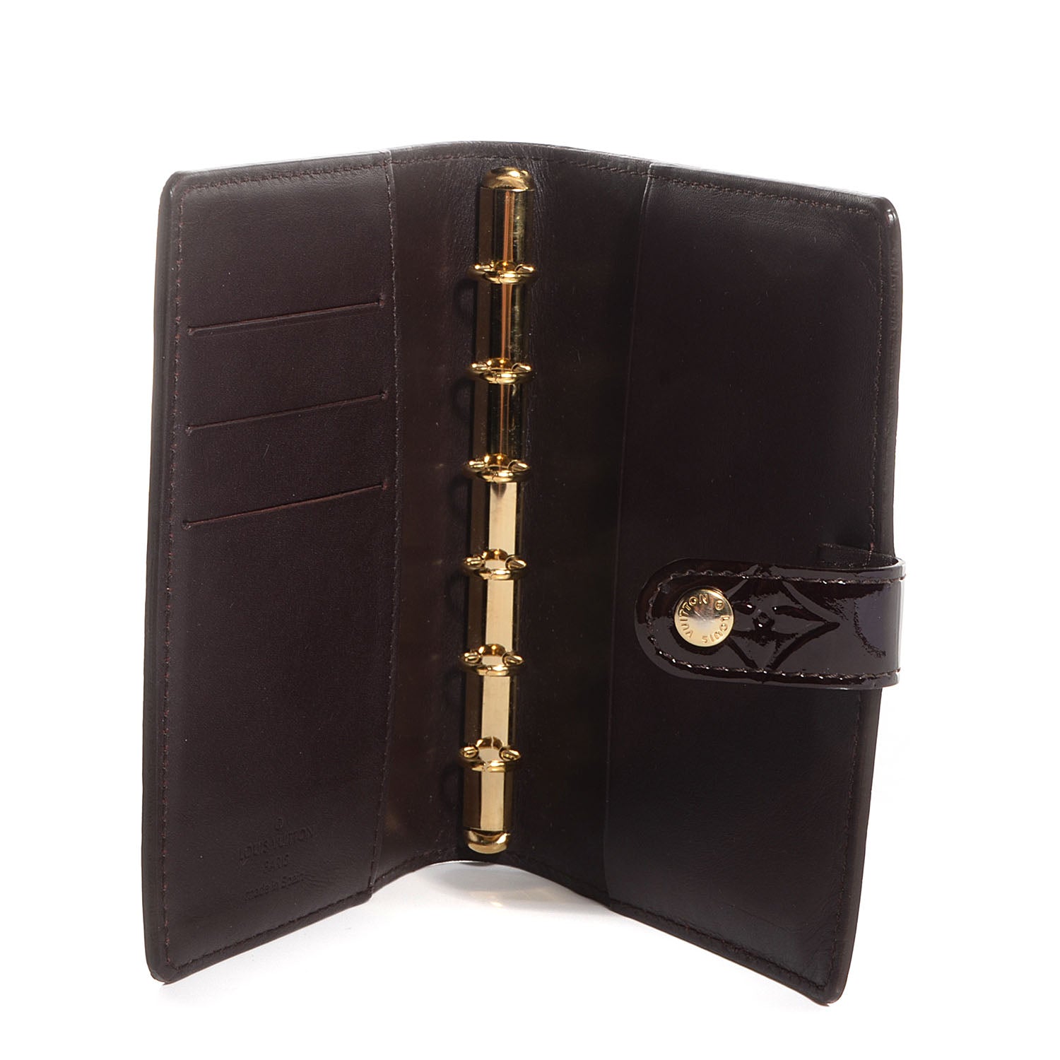 Louis Vuitton Vernis Small Ring Agenda Cover Amarante 5 of 7