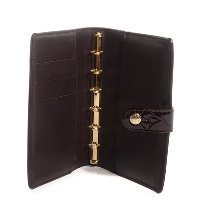 Louis Vuitton Vernis Small Ring Agenda Cover Amarante 5 of 7