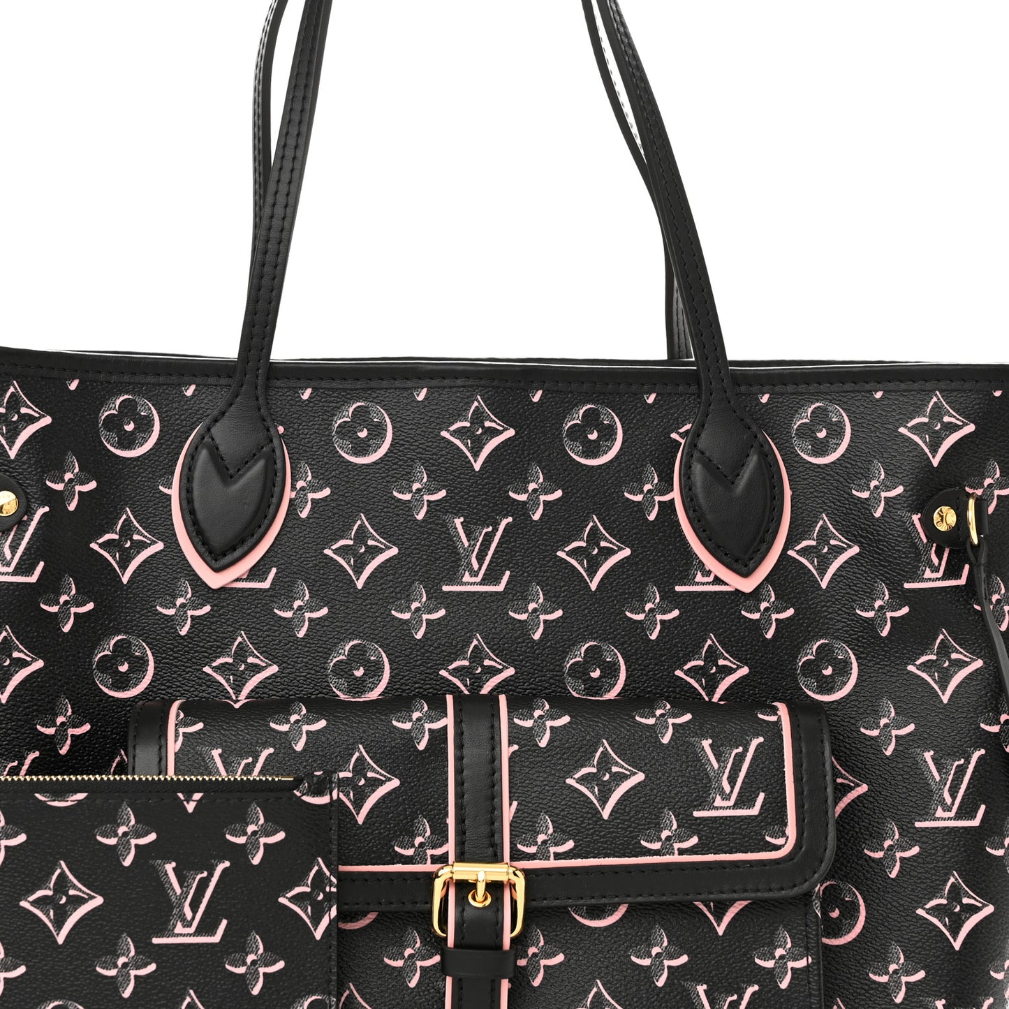 Monogram Fall For You Neverfull MM Black