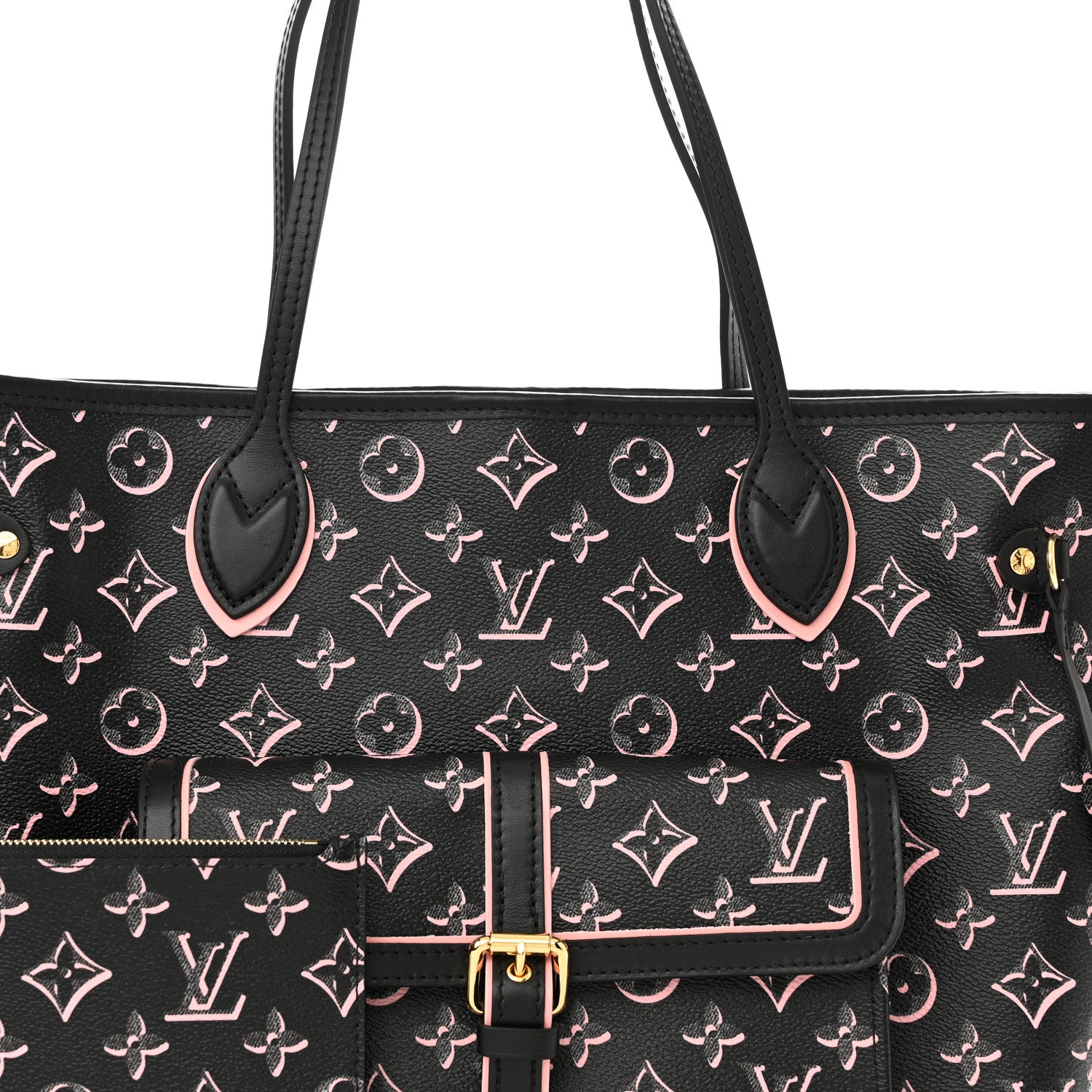 Louis Vuitton Monogram Fall For You Neverfull MM Black 8 of 11