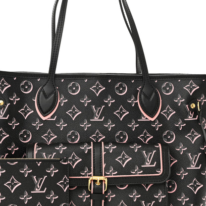 Louis Vuitton Monogram Fall For You Neverfull MM Black 8 of 11