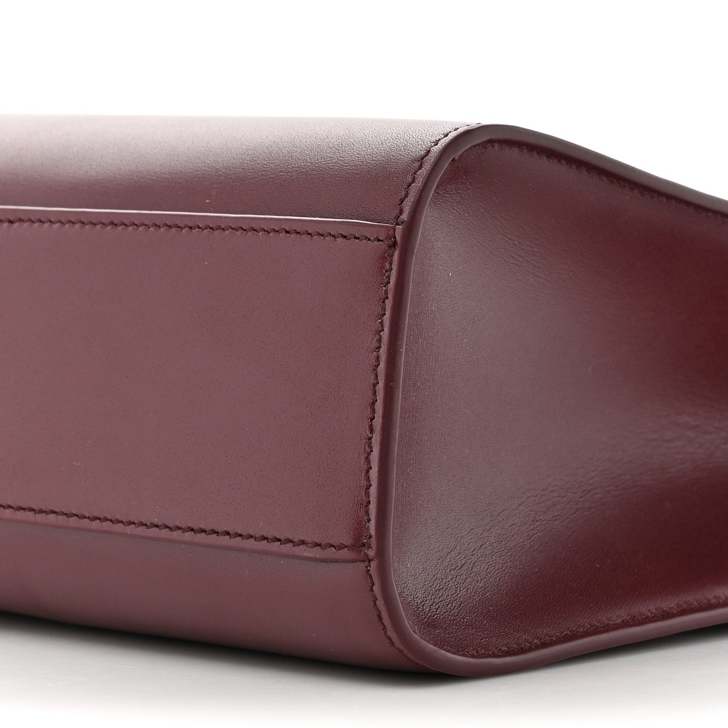 Saint Laurent Smooth Calfskin Manhattan Shoulder Bag Rouge 9 of 10