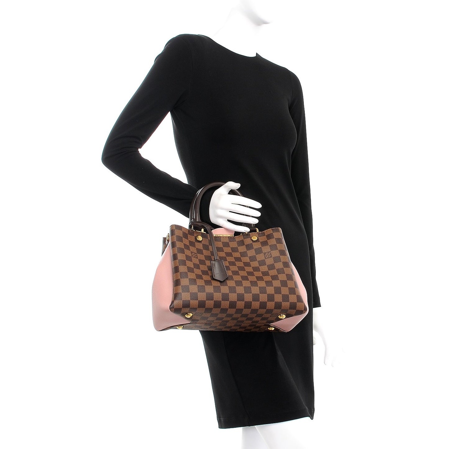 Damier Ebene Cuir Taurillon Brittany Magnolia