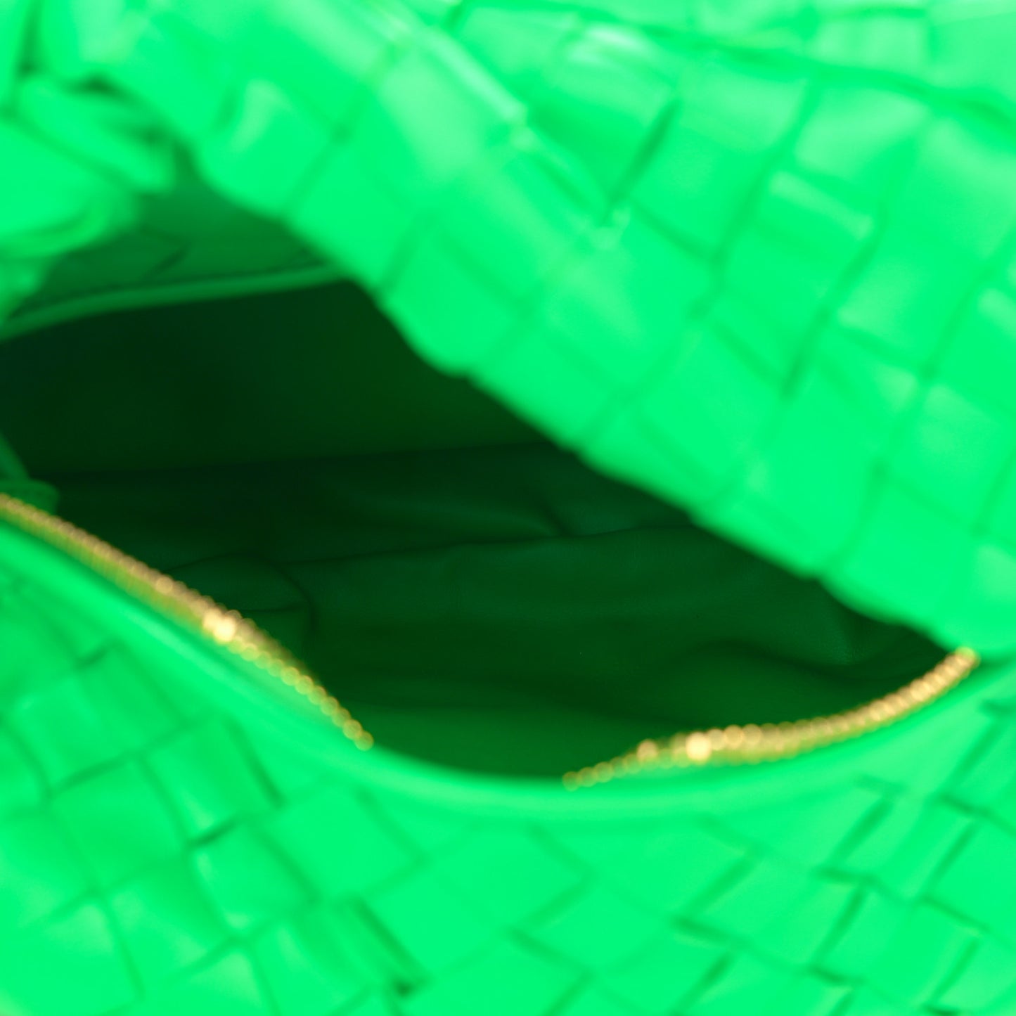 Nappa Intrecciato Teen Jodie Hobo Parakeet