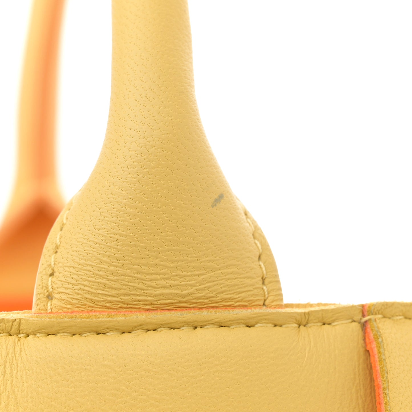 Nappa Maxi Intrecciato Medium Arco Tote Butter Tangerine Gold