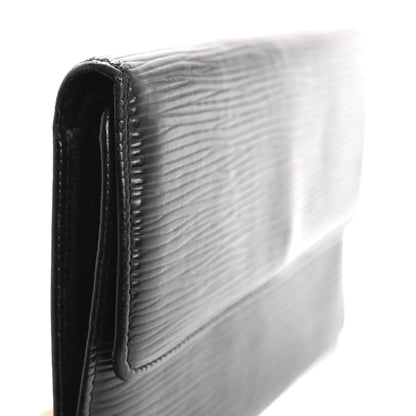 Louis Vuitton Epi Porte Tresor International Wallet Black 11 of 12