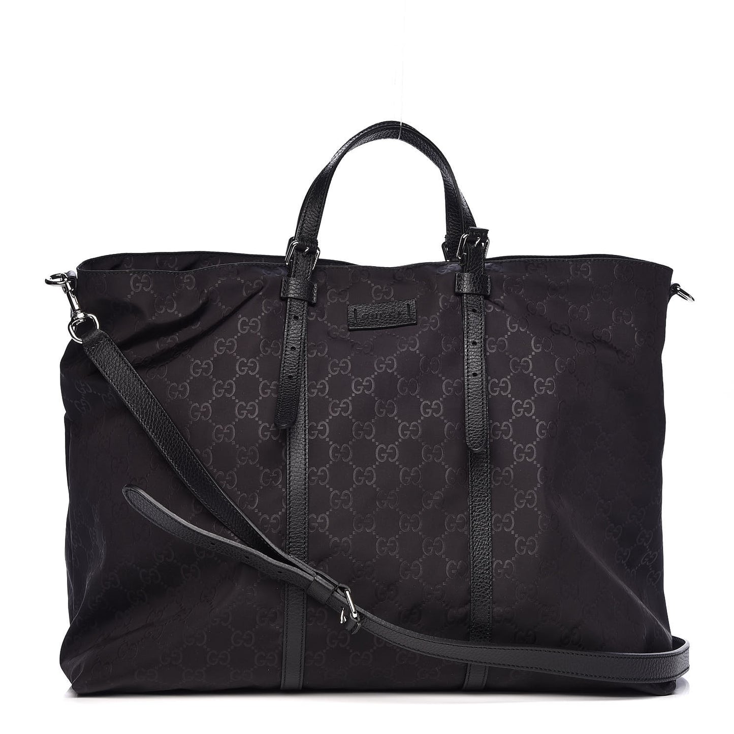 Nylon Monogram Light Duffle Bag Black