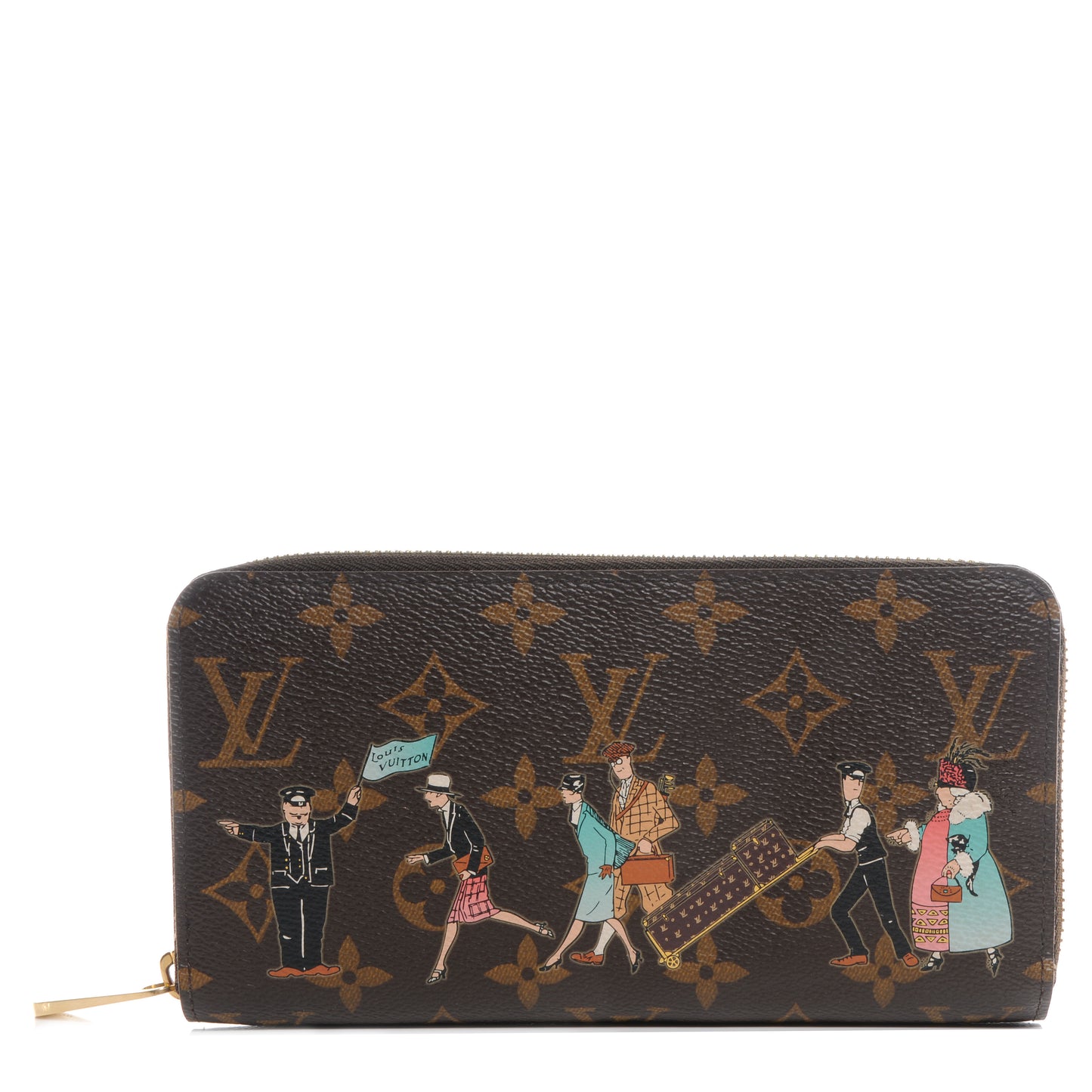 Monogram Illustre Zippy Wallet Rose