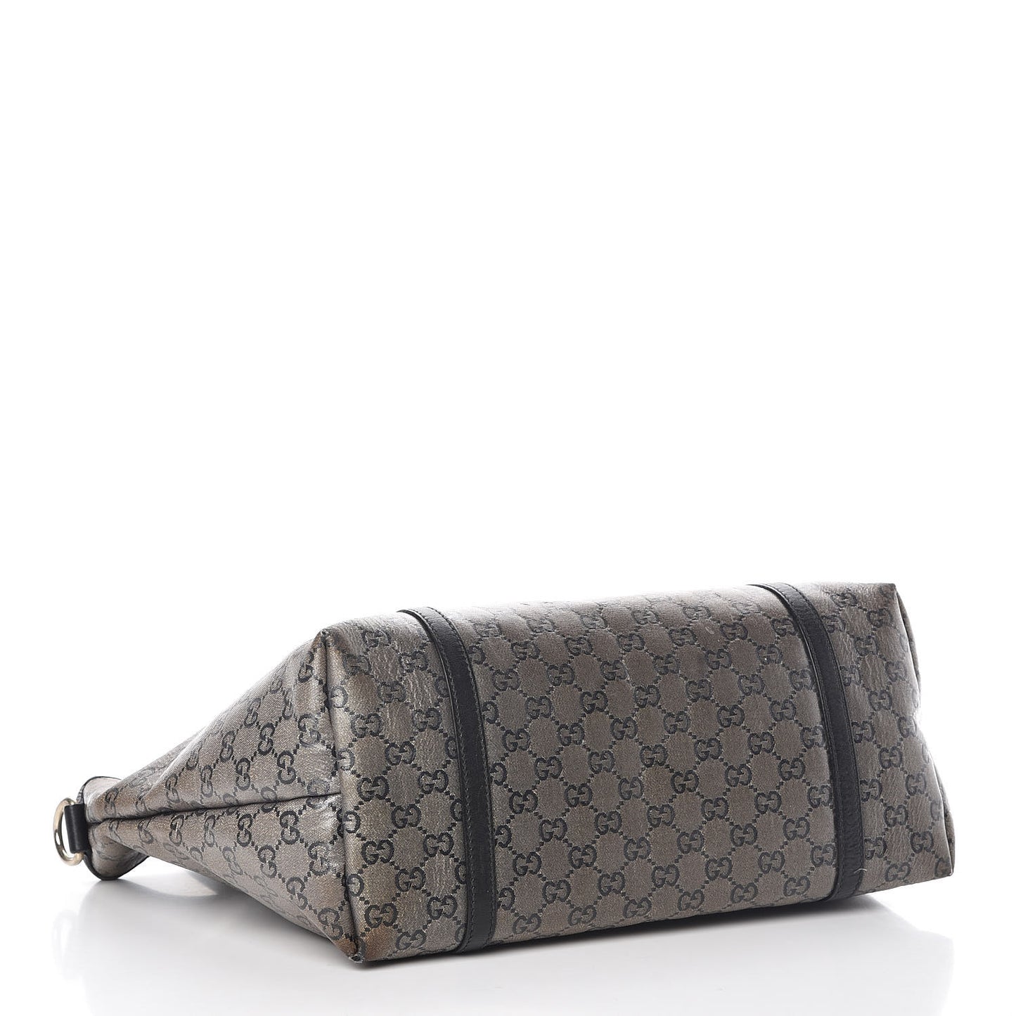 Lurex Monogram Medium Joy Tote Black