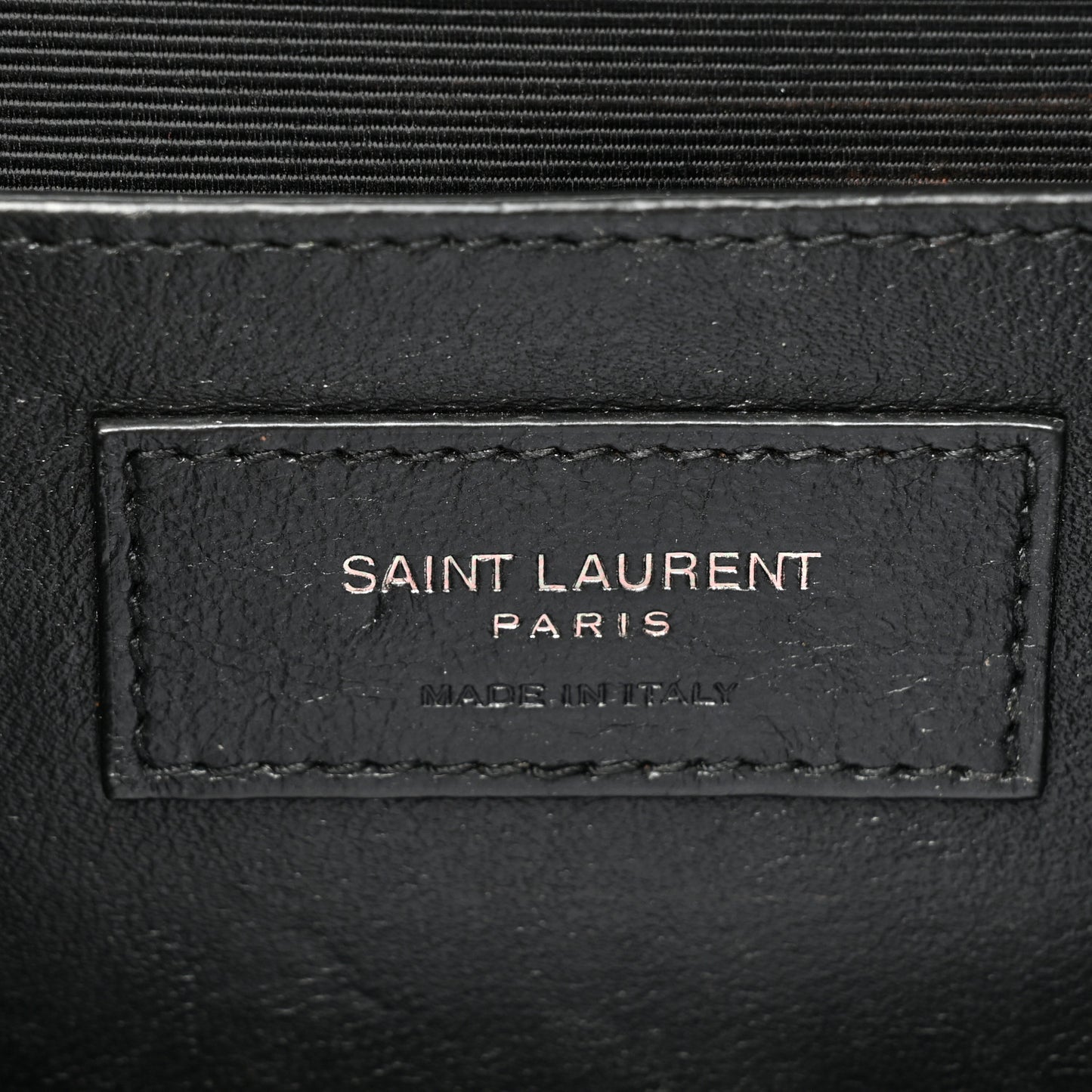 Grain De Poudre Medium Classic Monogram Monochrome Kate Satchel Black