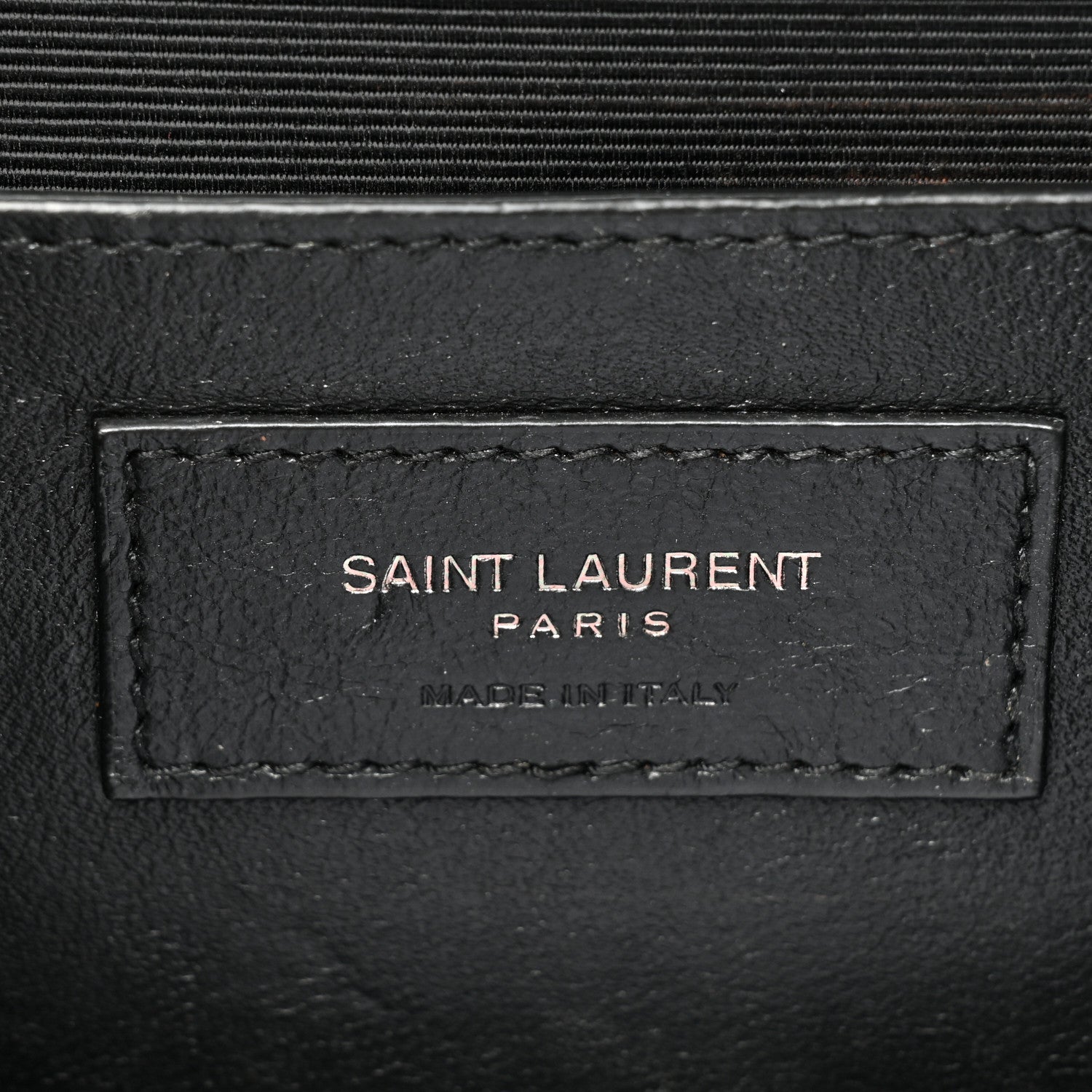 Saint Laurent Grain De Poudre Medium Classic Monogram Monochrome Kate Satchel Black 6 of 18