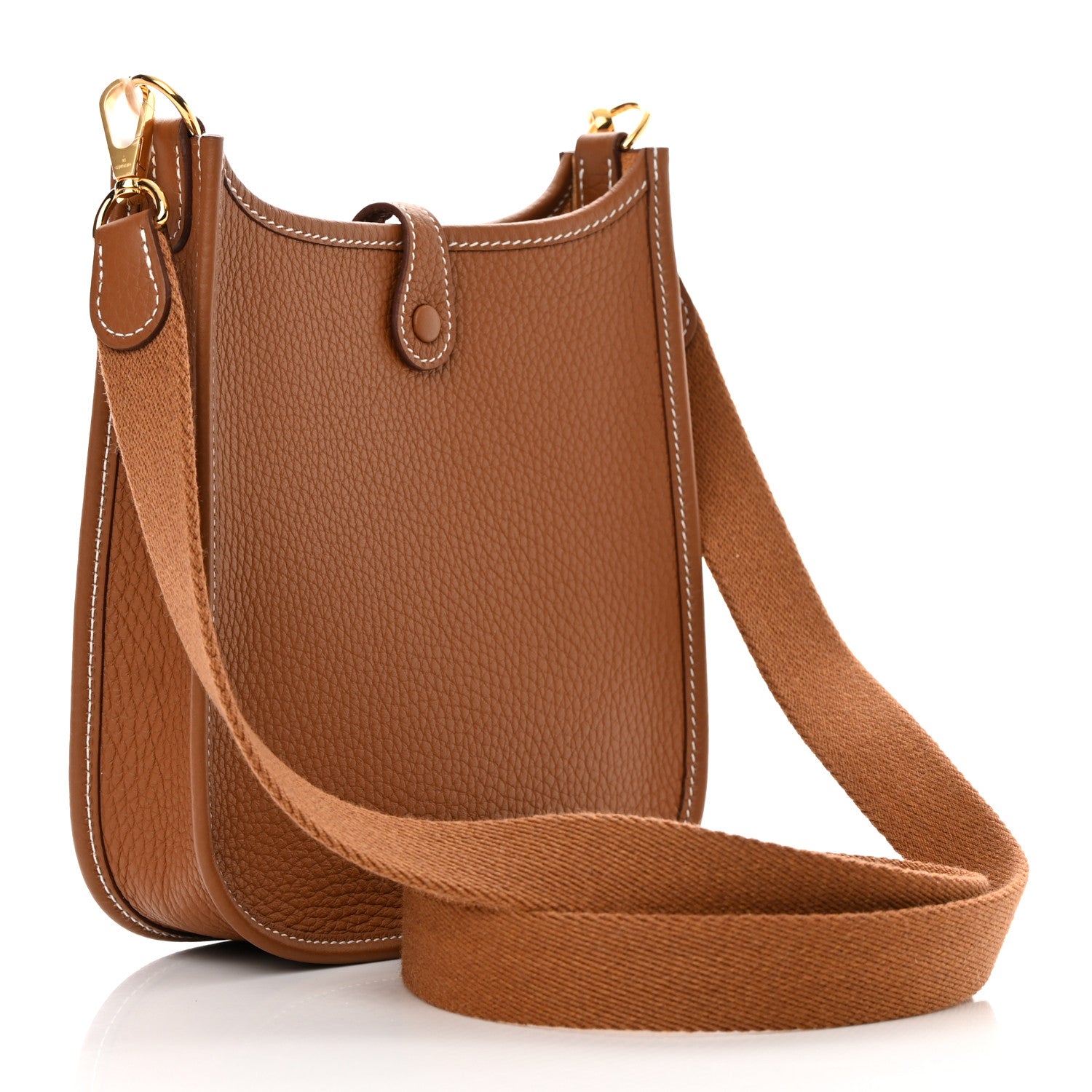 Hermes Taurillon Clemence Evelyne TPM Gold 3 of 11