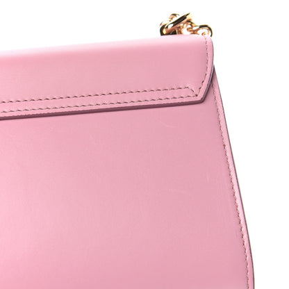 Dolce & Gabbana Calfskin Lucia Chain Shoulder Bag Pink 11 of 13