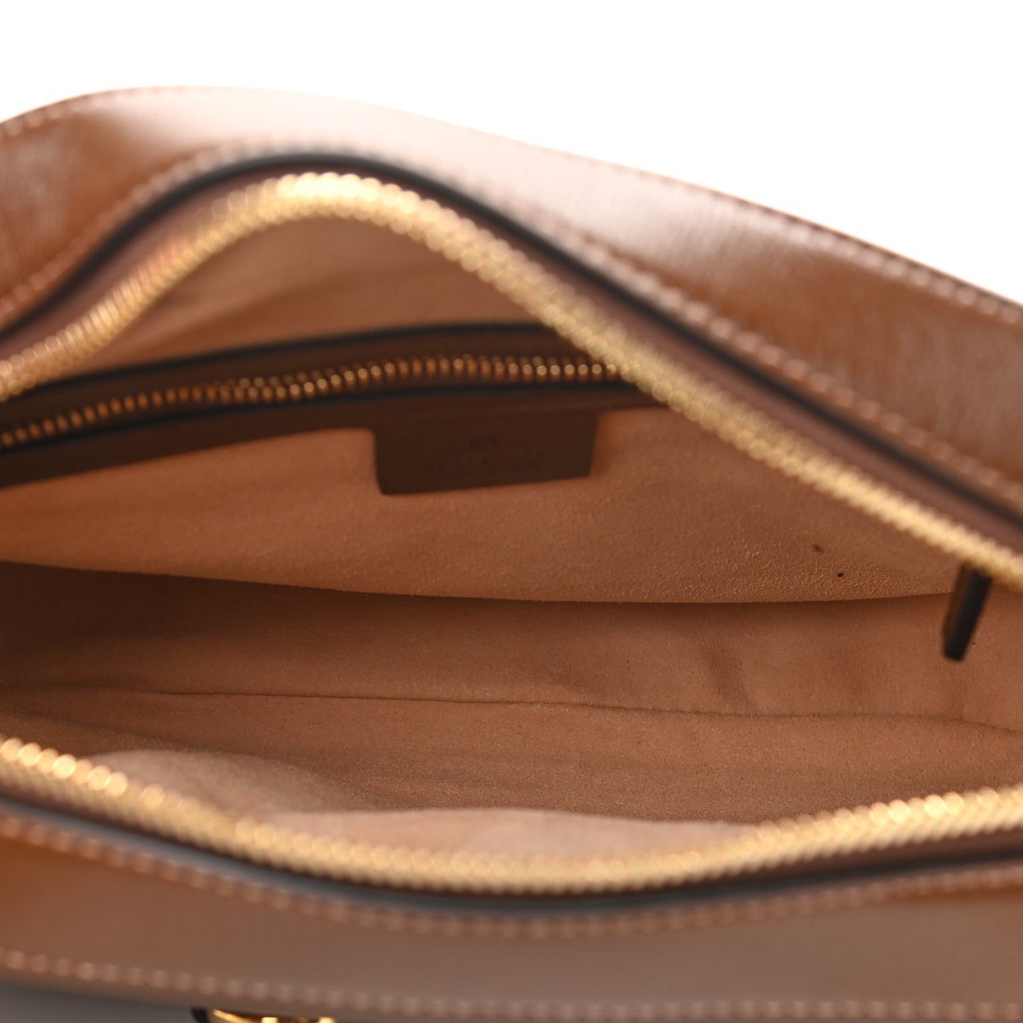 Azalea Calfskin Small Horsebit 1955 Shoulder Bag Brown Sugar