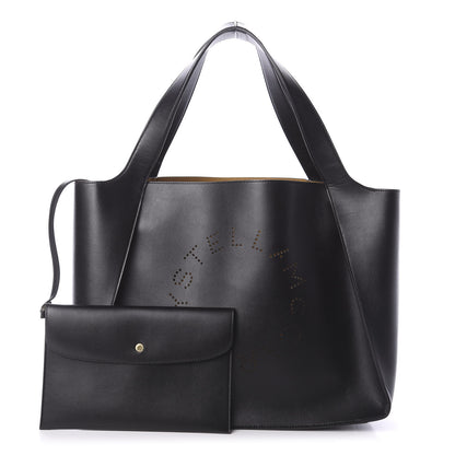 Stella McCartney Eco Alter Nappa East West Perforated Tote Black 1 of 10