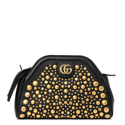 Gucci Calfskin Studded Small Re(Belle) Crossbody Bag Black 1 of 11