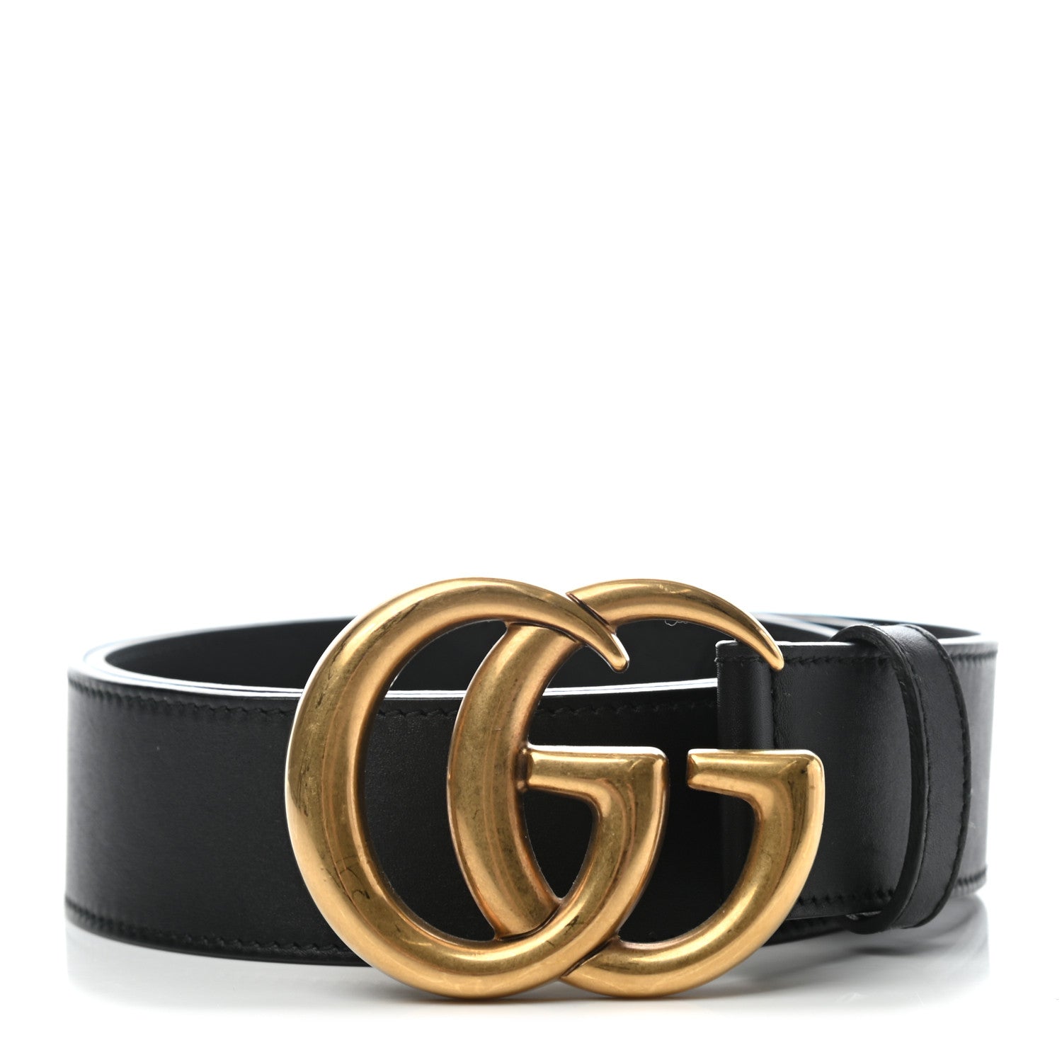 Gucci Calfskin Double G 40mm Belt 85 34 Black 1 of 5