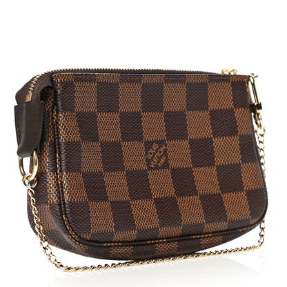 Louis Vuitton Damier Ebene Mini Pochette Accessories 3 of 10