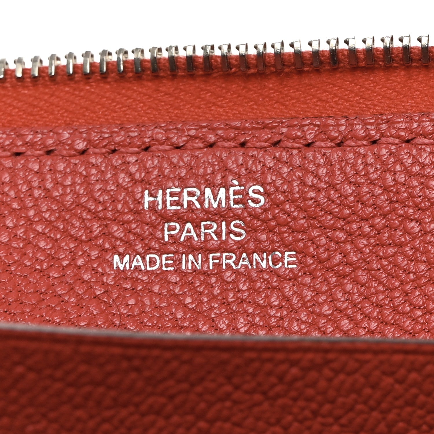 Hermes Togo Azap Wallet Rouge Pivoine 6 of 7