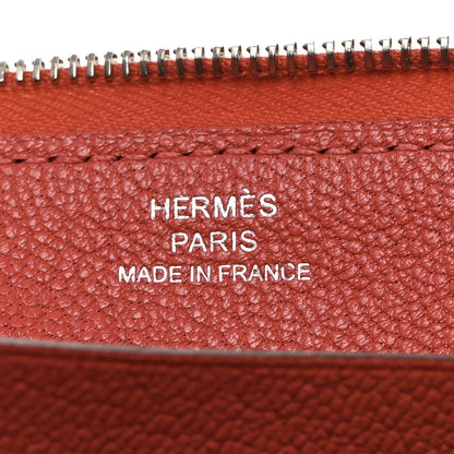 Hermes Togo Azap Wallet Rouge Pivoine 6 of 7