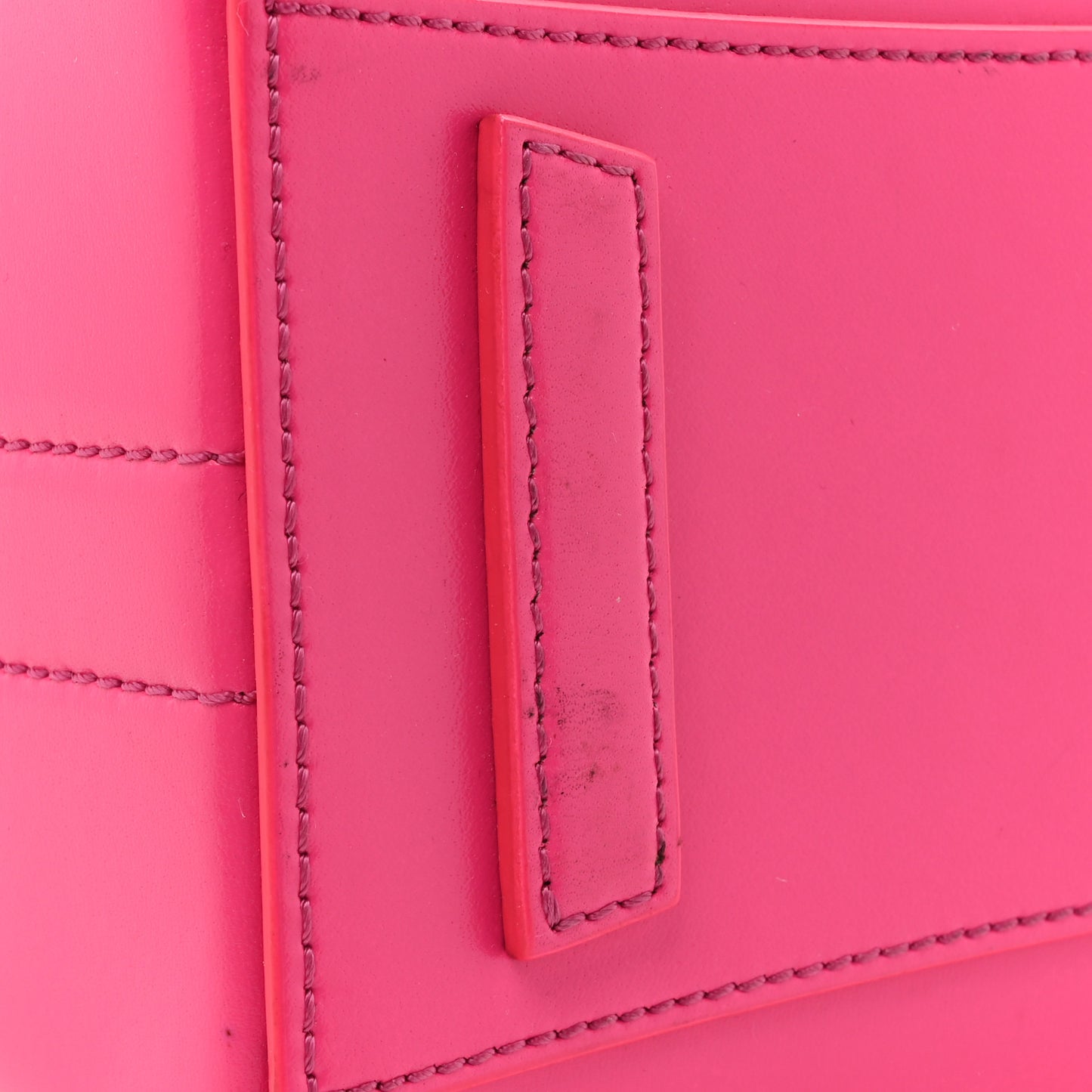Shiny Lord Calfskin Mini Antigona Shocking Pink