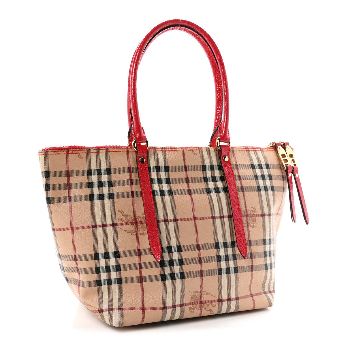 Burberry Haymarket Check Small Salisbury Tote Bright Rose 3 of 10