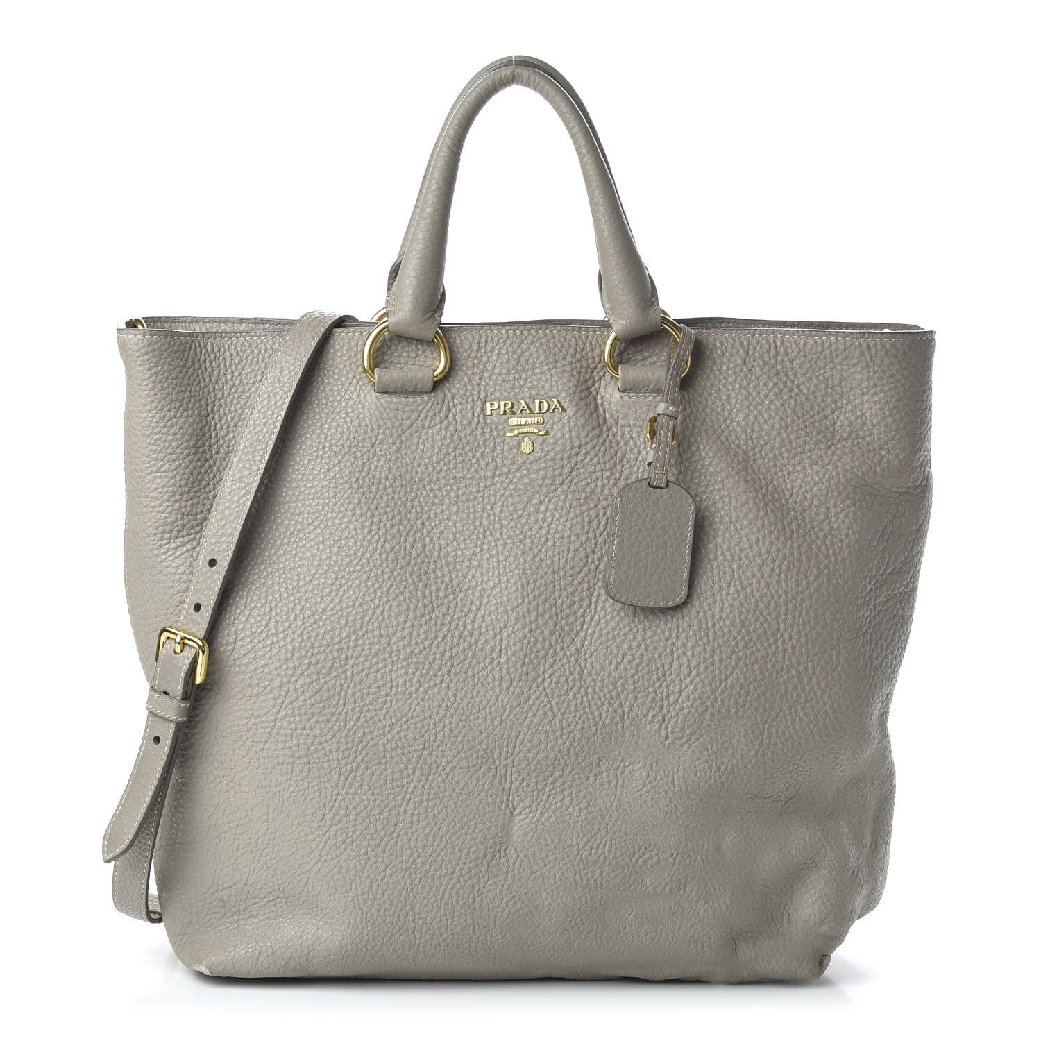 Prada Vitello Daino Tote Argilla 1 of 10