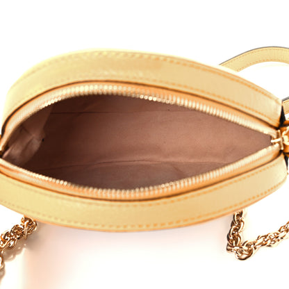 Gucci GG Supreme Monogram Flora Web Mini Ophidia Round Shoulder Bag Beige Multicolor Crop 5 of 11