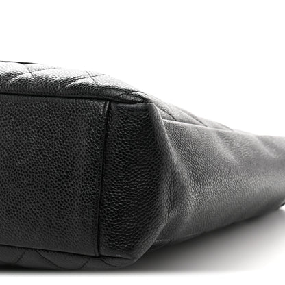 Chanel Caviar Quilted Petit Shopping Tote PST Black 10 of 14