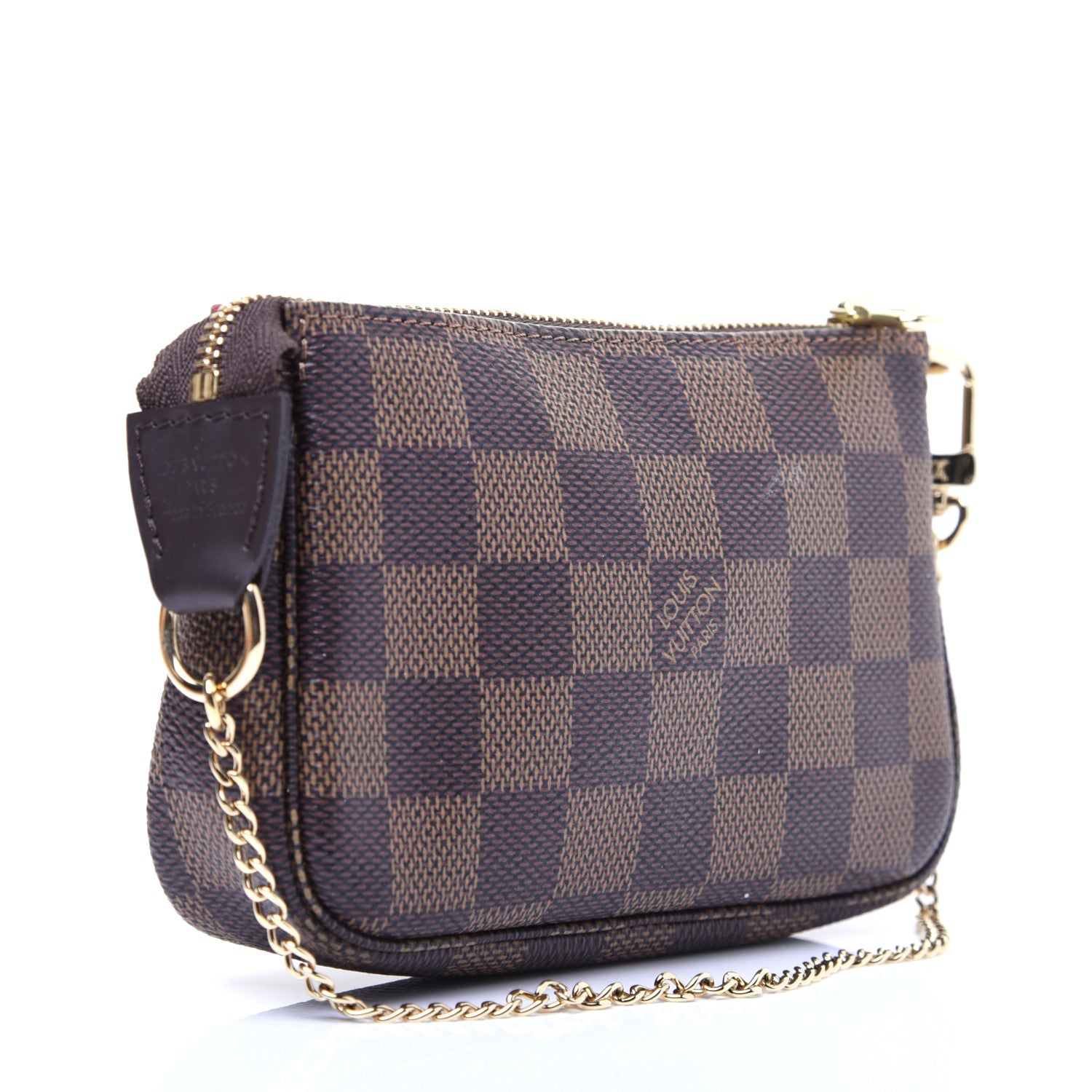 Louis Vuitton Damier Ebene Mini Pochette Accessories 3 of 9