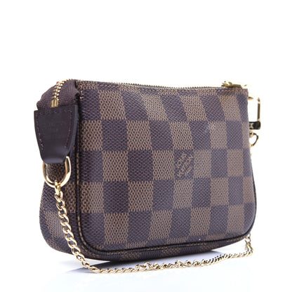 Louis Vuitton Damier Ebene Mini Pochette Accessories 3 of 9
