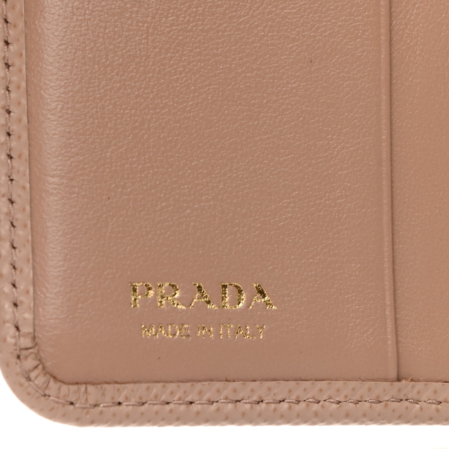 Prada Saffiano Metal Compact Wallet Cipria 6 of 7