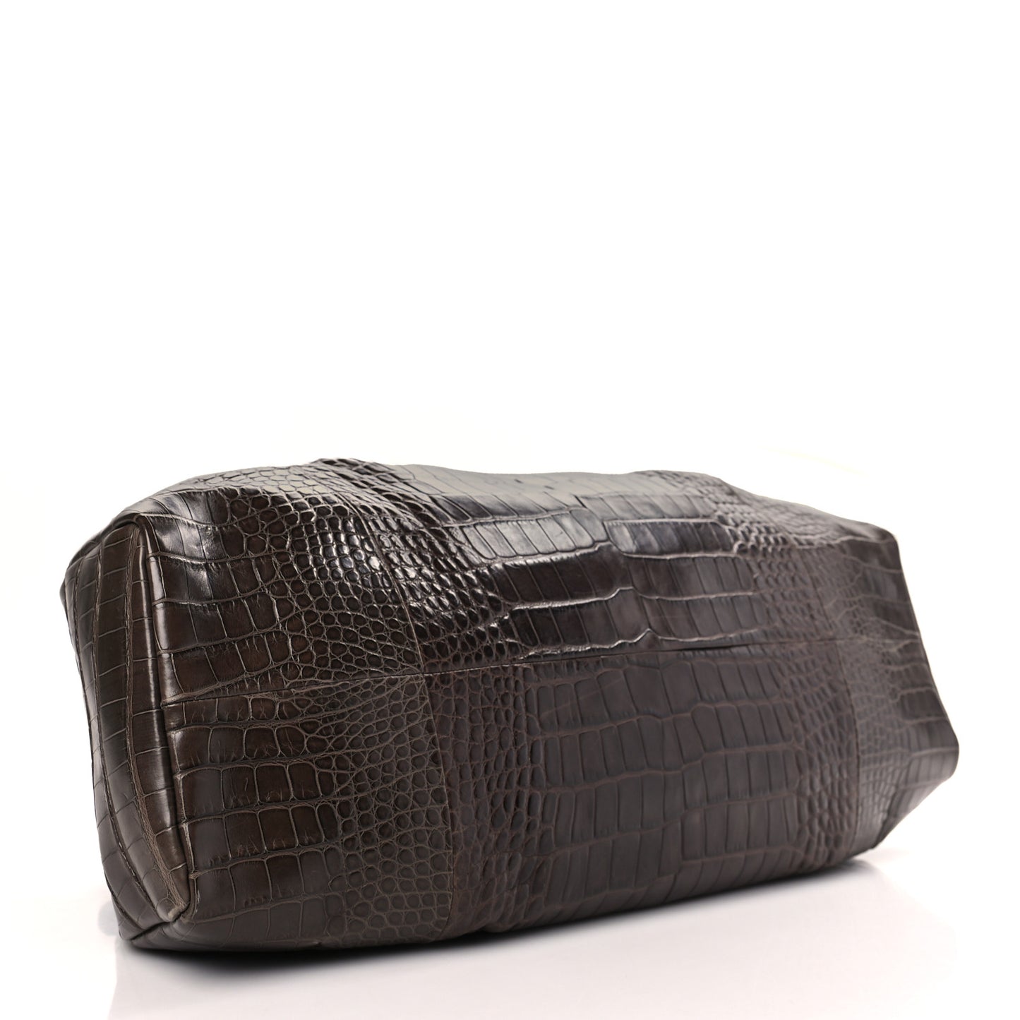 Wood Crocodile Tom Ford Doctor Bag Brown
