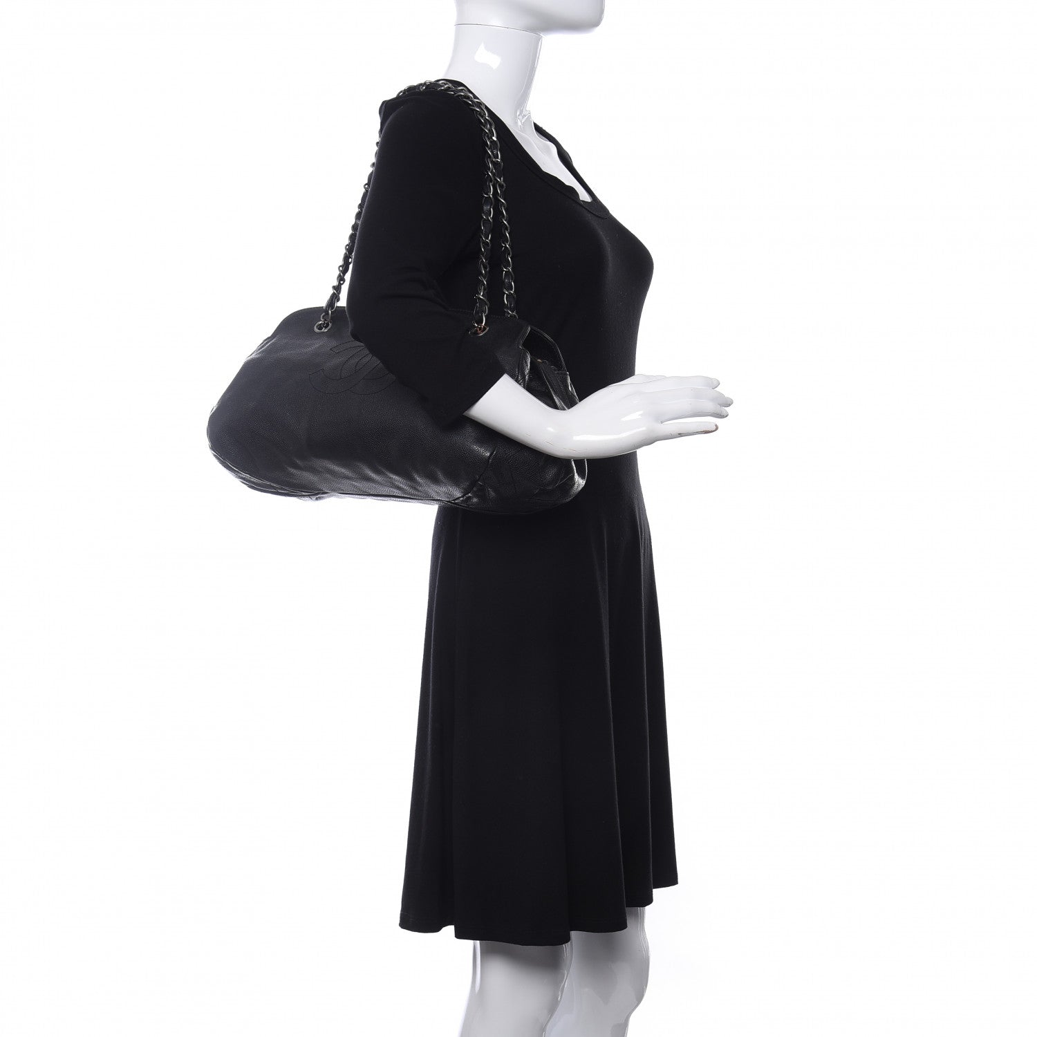 Chanel Caviar 31 CC Shoulder Bag Black 2 of 10