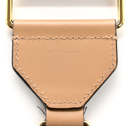 Fendi Ribbon Vitello King FF 1974 Adjustable Strap You Poudre Cuoio Miele Scuro 4 of 8