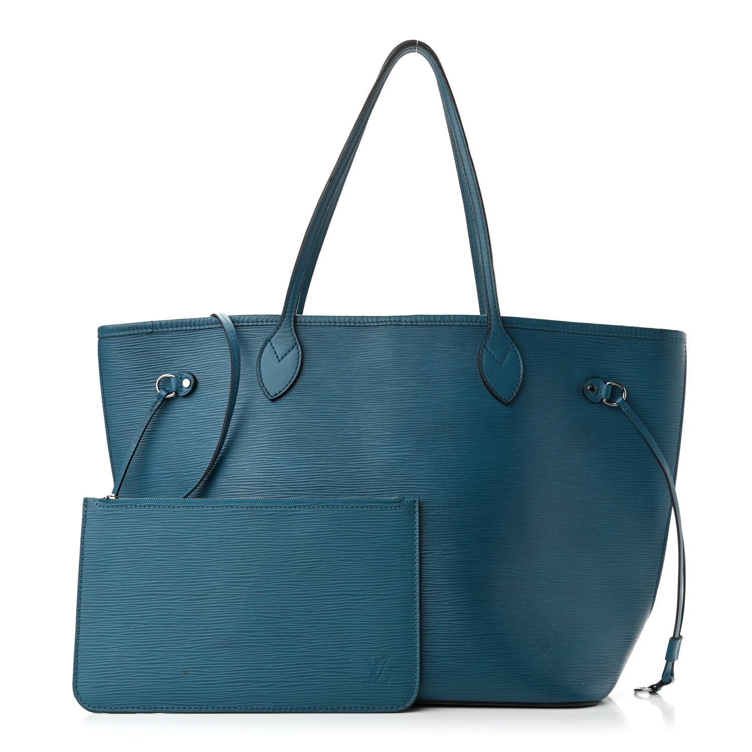 Louis Vuitton Epi Neverfull MM Cyan 1 of 13