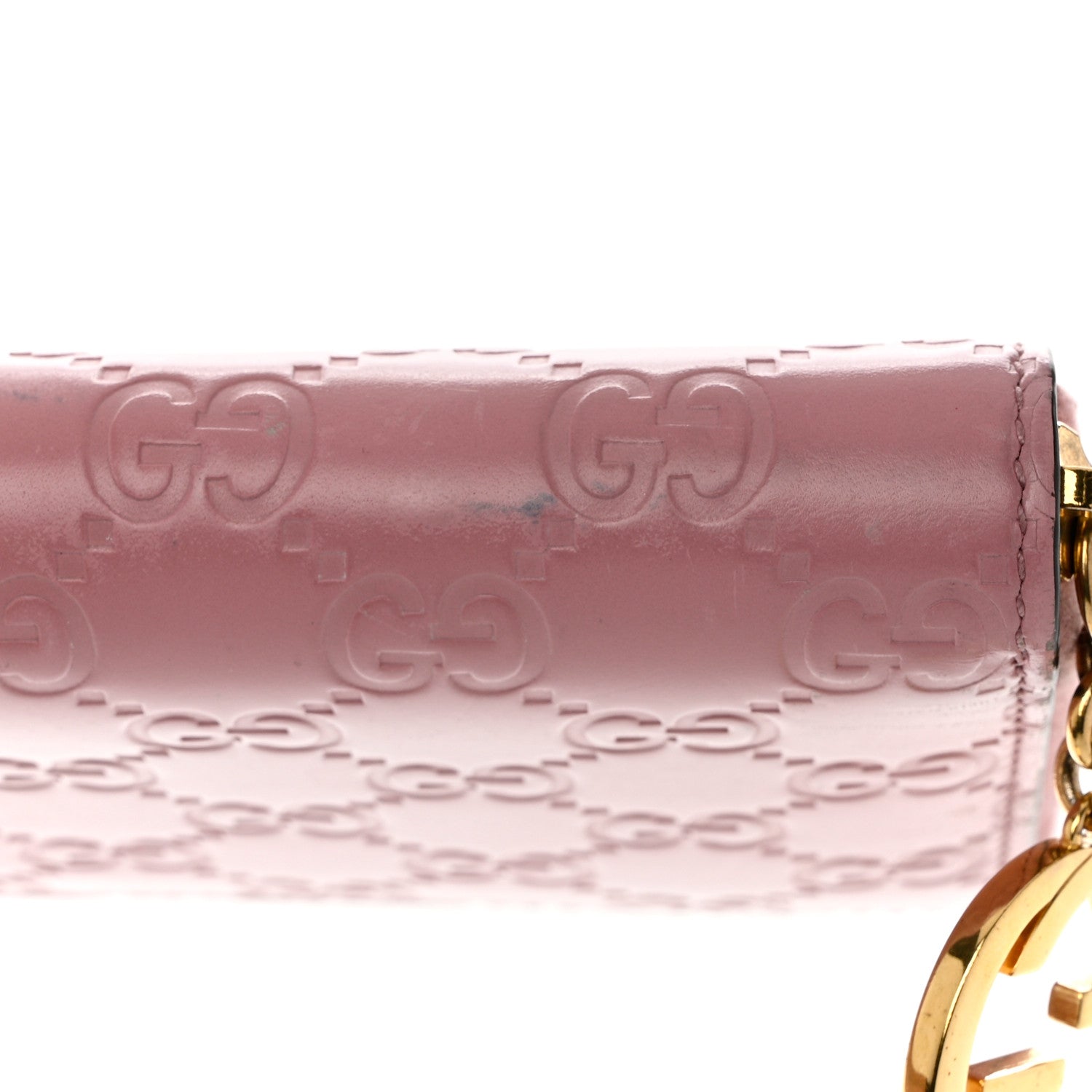 Gucci Guccissima Icon Zip Around Wallet Carmine Rose 7 of 10