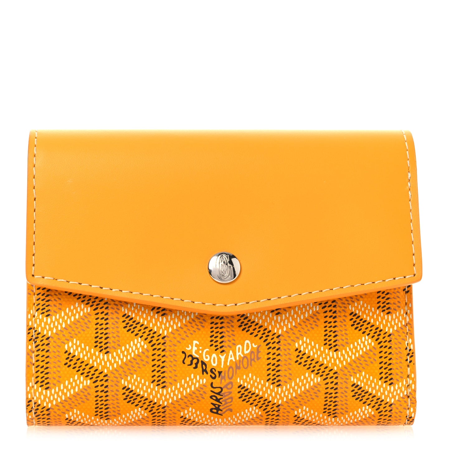 Goyardine Saint-Gabriel Compact Wallet Yellow