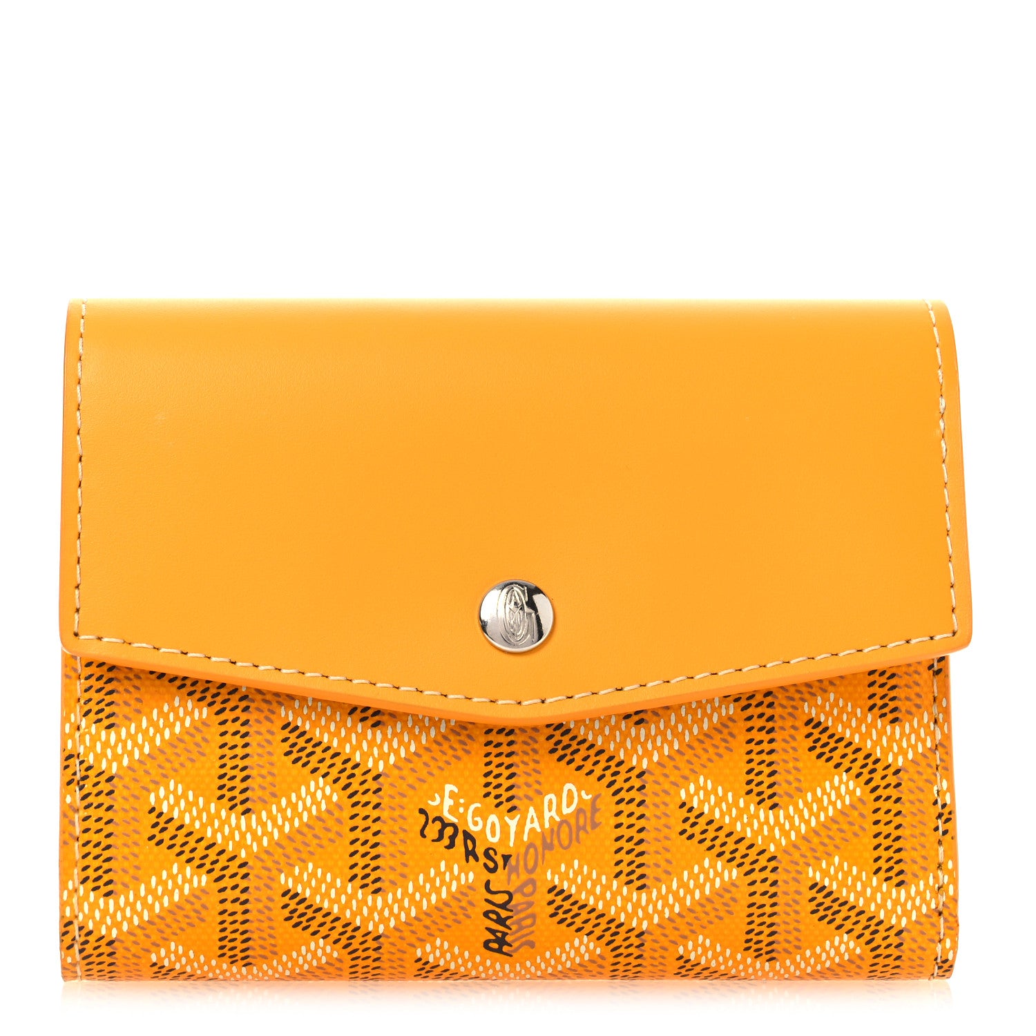 Goyard Goyardine Saint-Gabriel Compact Wallet Yellow 1 of 11